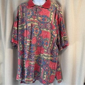 Vintage Patterned Men's Shirt